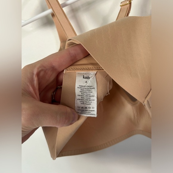 Knix Wingwoman Bra Size 4 Tan - Picture 5 of 6